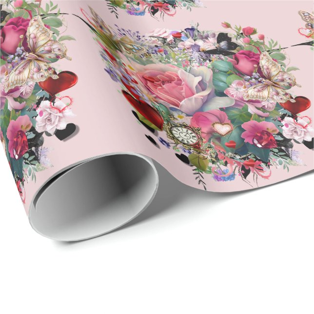 Floral Collage Wrapping Paper (Roll Corner)