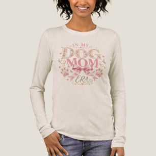 Floral Coquette In My Dog Mum Era Tri-Blend Shirt