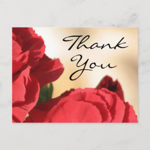 Floral Corner Thank You Postcard