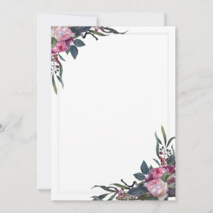 Floral Corners Template