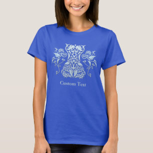 Floral Corset Damask Icon T-Shirt