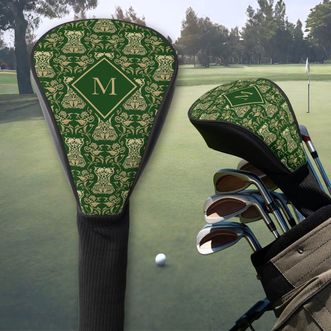 Floral Corset Damask Pattern Golf Head Cover (Creator Uploaded)