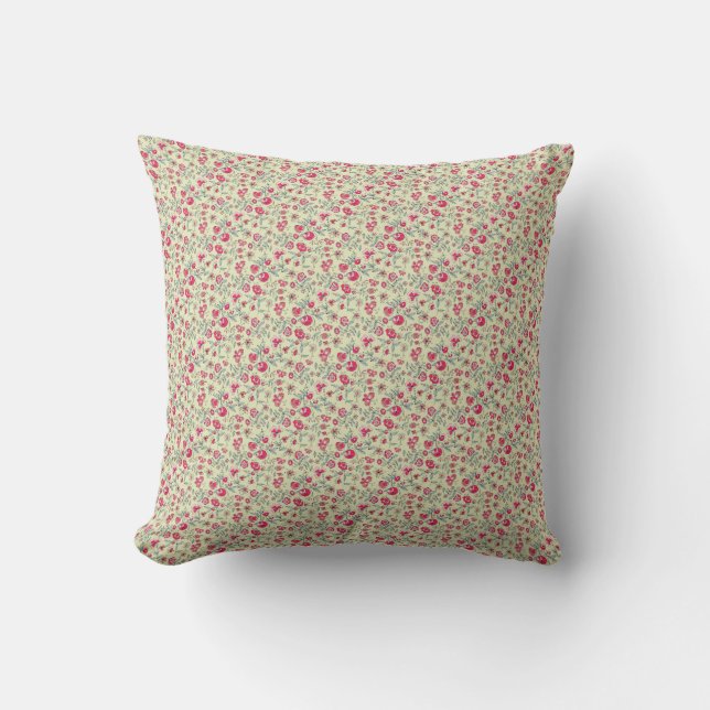 Floral Cottagecore Cushion (Front)