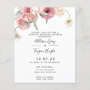 Floral Couples Shower Invitation Annabeth
