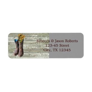 floral cowboy boots western country wedding