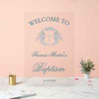 floral crest | Baptism