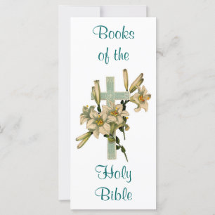 Floral Cross Book Mark
