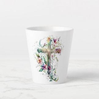 Floral Cross Mug