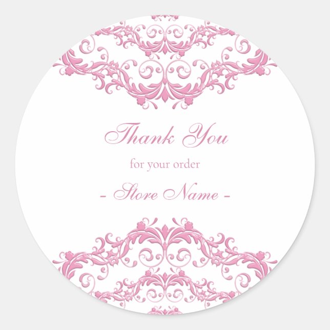 Floral crown ethnic mandala Classic Round Sticker (Front)