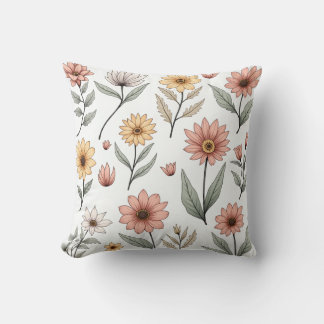 floral cushion