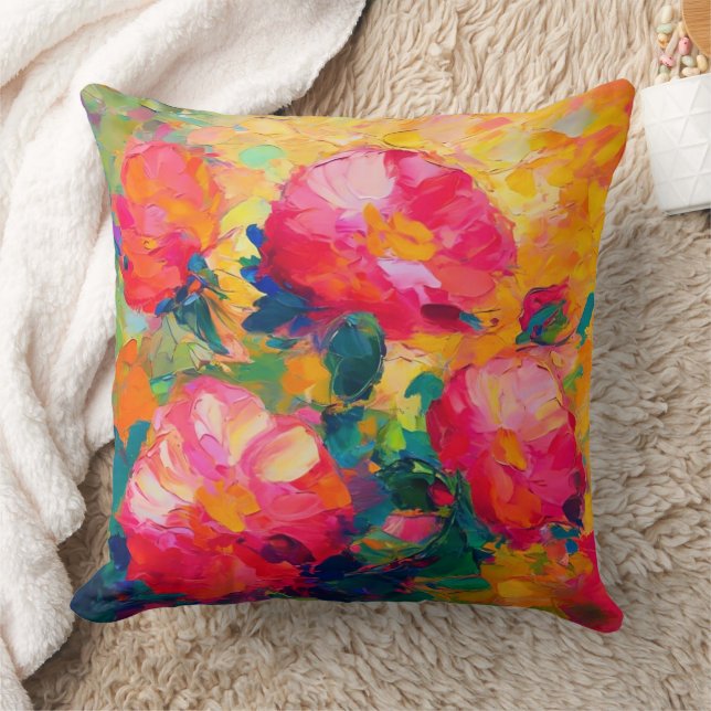 Floral Cushion (Blanket)