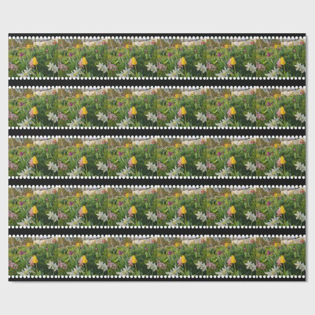 Floral Custom Wrapping Paper (Flat)