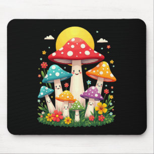 Floral Cute Mushroom Fungi Halloween Costume _1  Mouse Pad