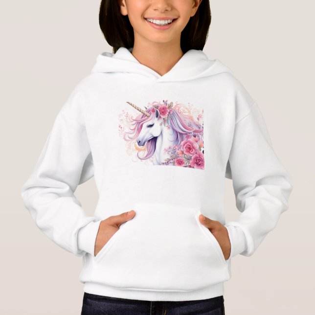 Floral Cute Unicorn (Front)