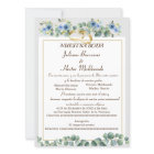 FLORAL CYAN BLUE NUESTRA BODA