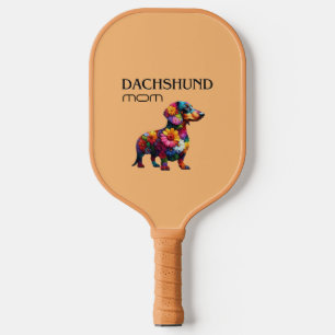 Floral Dachshund Mum Paddle