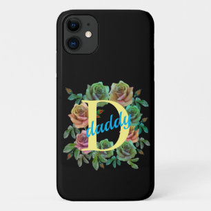 FLORAL DADDY CUSTOM LETTER Case-Mate iPhone CASE