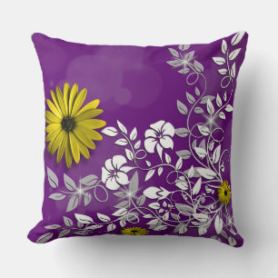 Floral Daisy Cushion