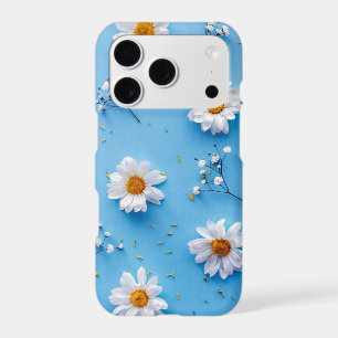 Floral Daisy Pattern - Light Blue