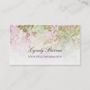 Floral Damask  Business Card