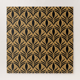 Floral Damask: Elegant Vintage Jigsaw Puzzle