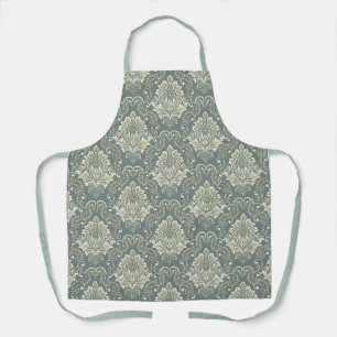 Floral/Damask Pattern Apron