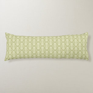 Floral damask wallpaper body cushion