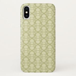 Floral damask wallpaper Case-Mate iPhone case