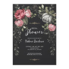 Floral Dark Gothic Bridal Shower