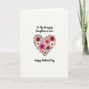 Floral Daughterinlaw Card