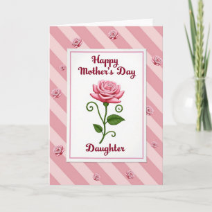 Floral Daughters Day Love Card