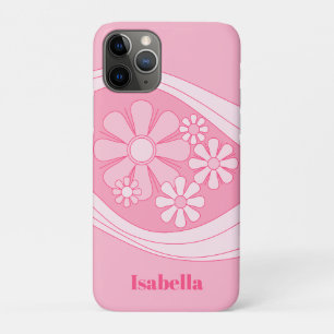 Floral Daydream Retro 60s Pink Pastel Personalised Case-Mate iPhone Case