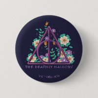 Floral Deathly Hallows Graphic