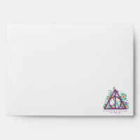 Floral Deathly Hallows Graphic