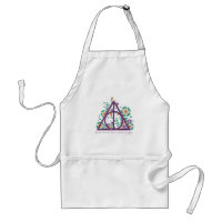 Floral Deathly Hallows Graphic