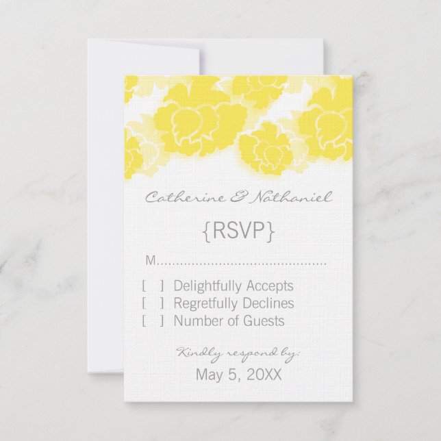 Floral Decadence Response Card (Front)