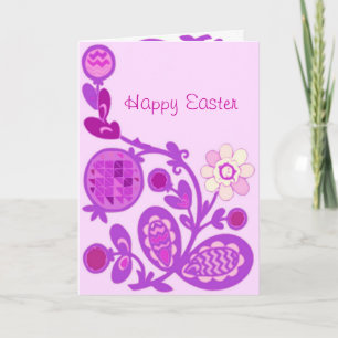 Floral Deco Easter Card