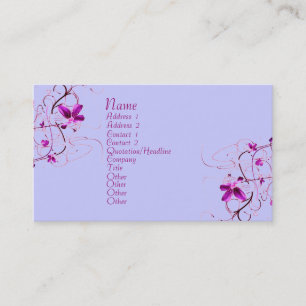 Floral Deco Profile Card