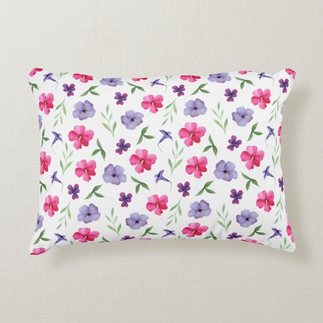 Floral Decorative Cushion (Front)