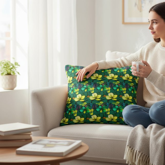 Floral Decorative Cushion (Creator Uploaded)