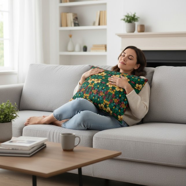 Floral Decorative Cushion (Creator Uploaded)