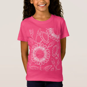 Floral Decorative Line Art Shirt