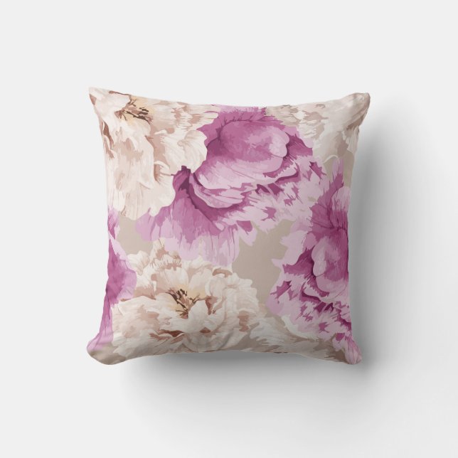Floral Decorative Pillow (Front)