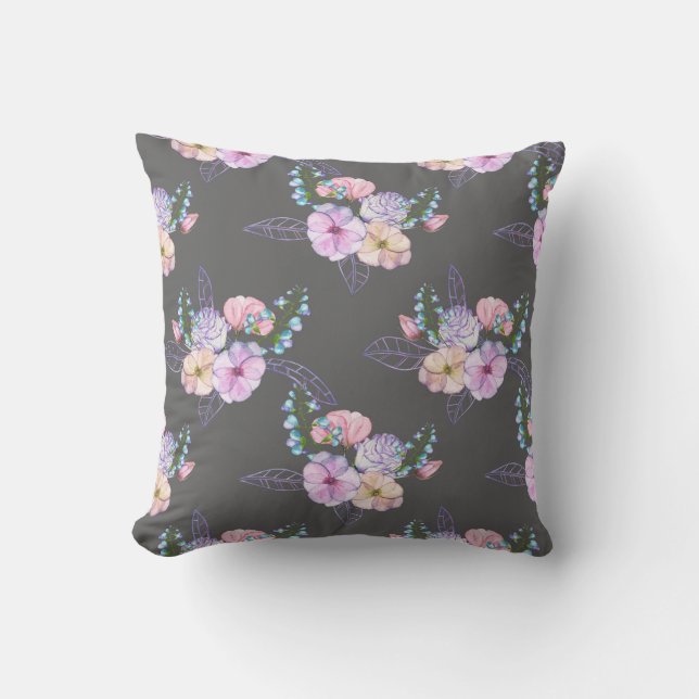 Floral Decorative Pillow (Front)