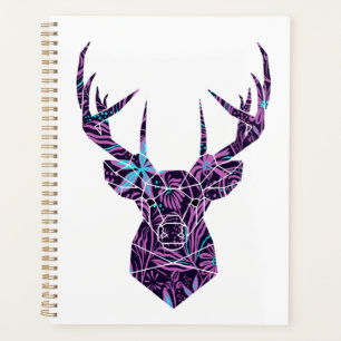 Floral Deer Planner