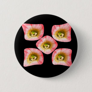 Floral Delight 6 Cm Round Badge