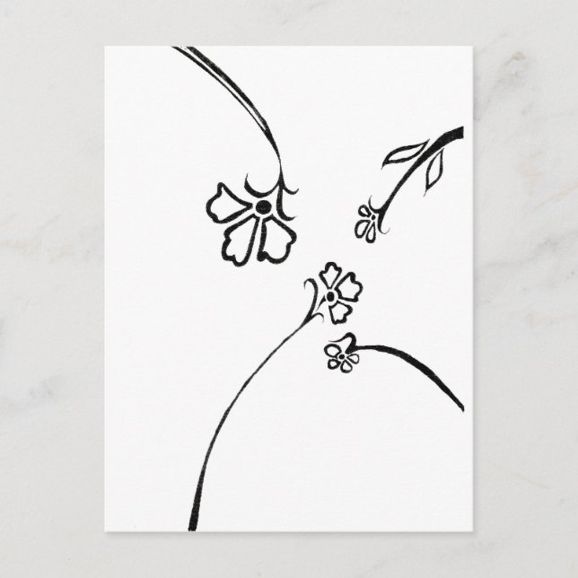 Floral delight postcard (Front)