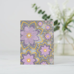 Floral Design 10 Holiday Postcard