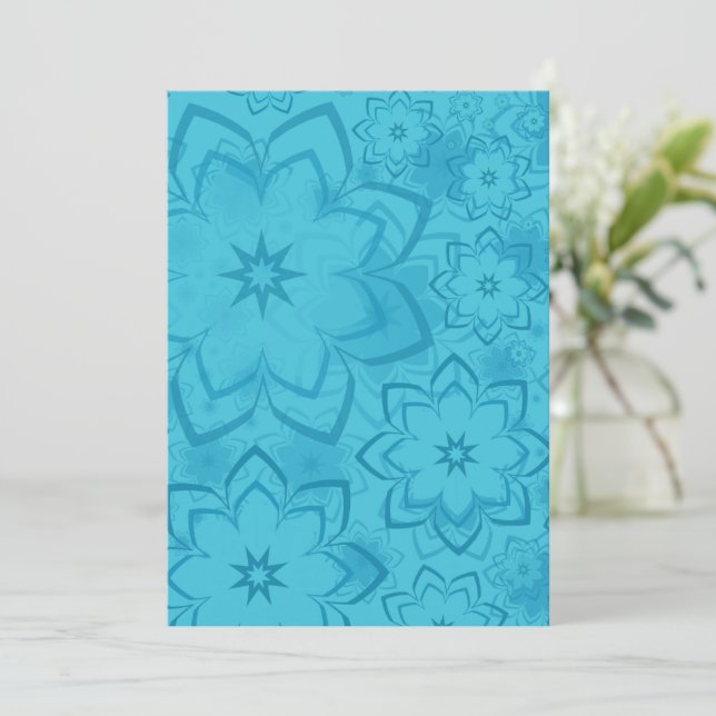 Floral Design 16 Thank You Card (Standing Front)
