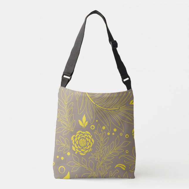Floral Design 18 Crossbody Bag (Front)